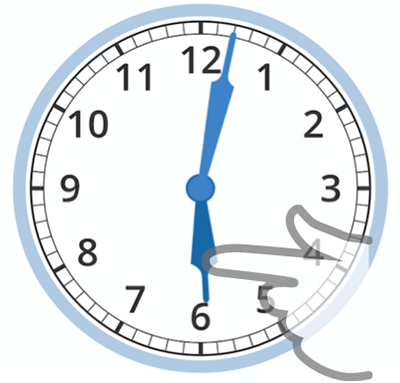 Free-moving clocks allow total control over both the minute and hour hand.