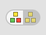 Toggle between multicolored or all yellow counter sets.