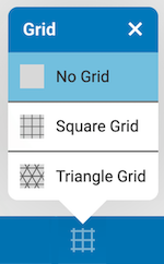 grid selection menu